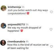Fans react to Candice King's engagement post. (Image via Instagram/@candiceking)
